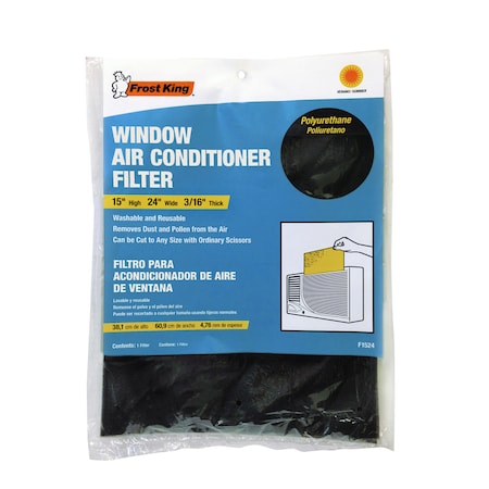 Frost King Frost King 24 in. W X 15 in. H X 3/16 in. D Latex 2 MERV Air Filter 1 pk F1524